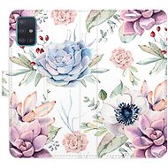 iSaprio flip pouzdro Succulents Pattern pro Samsung Galaxy A51 - Phone Cover