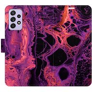 iSaprio flip pouzdro Abstract Dark 02 pro Samsung Galaxy A52 / A52 5G / A52s - Phone Cover