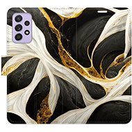 iSaprio flip case BlackGold Marble for Samsung Galaxy A52 / A52 5G / A52s - Phone Cover