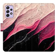 iSaprio flip pouzdro BlackPink Marble pro Samsung Galaxy A52 / A52 5G / A52s - Phone Cover