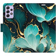 iSaprio flip case Blue Flowers 02 for Samsung Galaxy A52 / A52 5G / A52s - Phone Cover