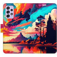 iSaprio flip case Colorful Mountains 02 for Samsung Galaxy A52 / A52 5G / A52s - Phone Cover