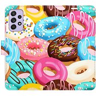 iSaprio flip pouzdro Donuts Pattern 02 pro Samsung Galaxy A52 / A52 5G / A52s - Phone Cover
