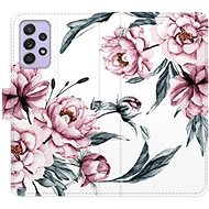 iSaprio flip case Pink Flowers for Samsung Galaxy A52 / A52 5G / A52s - Phone Cover