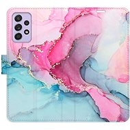 iSaprio flip case PinkBlue Marble for Samsung Galaxy A52 / A52 5G / A52s - Phone Cover