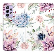 iSaprio flip pouzdro Succulents Pattern pro Samsung Galaxy A52 / A52 5G / A52s - Phone Cover
