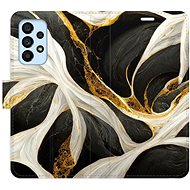 iSaprio flip pouzdro BlackGold Marble pro Samsung Galaxy A53 5G - Phone Cover
