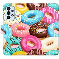 iSaprio flip puzdro Donuts Pattern 02 na Samsung Galaxy A53 5G - Kryt na mobil