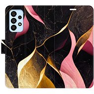 iSaprio flip pouzdro Gold Pink Marble 02 pro Samsung Galaxy A53 5G - Phone Cover