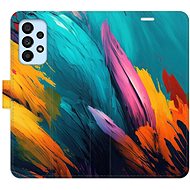 iSaprio flip pouzdro Orange Paint 02 pro Samsung Galaxy A53 5G - Phone Cover