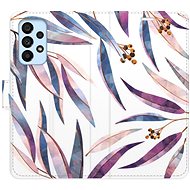 iSaprio flip pouzdro Ornamental Leaves pro Samsung Galaxy A53 5G - Phone Cover
