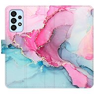 iSaprio flip pouzdro PinkBlue Marble pro Samsung Galaxy A53 5G - Phone Cover