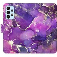 iSaprio flip pouzdro Purple Marble pro Samsung Galaxy A53 5G - Phone Cover