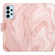 iSaprio flip pouzdro RoseGold Marble pro Samsung Galaxy A53 5G - Phone Cover