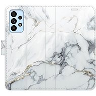 iSaprio flip pouzdro SilverMarble 15 pro Samsung Galaxy A53 5G - Phone Cover