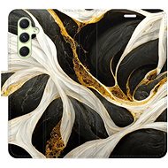 iSaprio flip pouzdro BlackGold Marble pro Samsung Galaxy A54 5G - Phone Cover