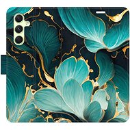 iSaprio flip case Blue Flowers 02 for Samsung Galaxy A54 5G - Phone Cover
