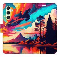 iSaprio flip pouzdro Colorful Mountains 02 pro Samsung Galaxy A54 5G - Phone Cover