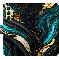 iSaprio flip case Dark Paint for Samsung Galaxy A54 5G - Phone Cover