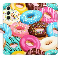 iSaprio flip pouzdro Donuts Pattern 02 pro Samsung Galaxy A54 5G - Phone Cover