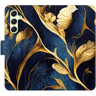 iSaprio flip case GoldBlue for Samsung Galaxy A54 5G - Phone Cover