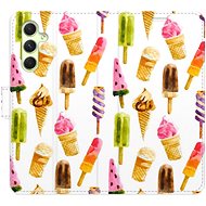iSaprio flip pouzdro Ice Cream Pattern pro Samsung Galaxy A54 5G - Phone Cover