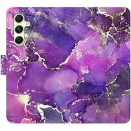 iSaprio flip pouzdro Purple Marble pro Samsung Galaxy A54 5G - Phone Cover