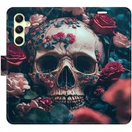 iSaprio flip pouzdro Skull in Roses 02 pro Samsung Galaxy A54 5G - Phone Cover
