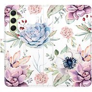 iSaprio flip puzdro Succulents Pattern na Samsung Galaxy A54 5G - Kryt na mobil