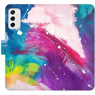 iSaprio flip case Abstract Paint 05 for Samsung Galaxy M52 5G - Phone Cover