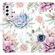 iSaprio flip pouzdro Succulents Pattern pro Samsung Galaxy M52 5G - Phone Cover