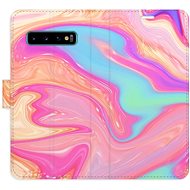 iSaprio flip pouzdro Abstract Paint 07 pro Samsung Galaxy S10 - Phone Cover