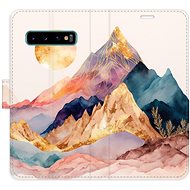 iSaprio flip case Beautiful Mountains for Samsung Galaxy S10 - Phone Cover