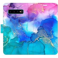 iSaprio flip case BluePink Paint for Samsung Galaxy S10 - Phone Cover