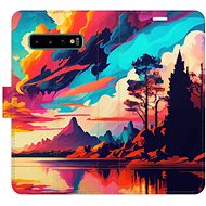 iSaprio flip case Colorful Mountains 02 for Samsung Galaxy S10 - Phone Cover