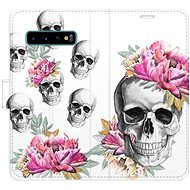 iSaprio flip case Crazy Skull for Samsung Galaxy S10 - Phone Cover