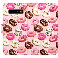 iSaprio flip case Donuts Pattern 03 for Samsung Galaxy S10 - Phone Cover