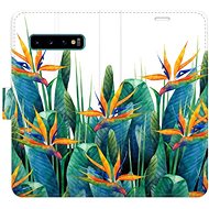 iSaprio flip pouzdro Exotic Flowers 02 pro Samsung Galaxy S10 - Phone Cover
