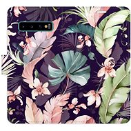 iSaprio flip case Flower Pattern 08 for Samsung Galaxy S10 - Phone Cover
