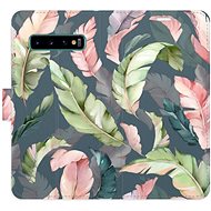 iSaprio flip puzdro Flower Pattern 09 pre Samsung Galaxy S10 - Kryt na mobil