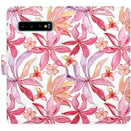 iSaprio flip pouzdro Flower Pattern 10 pro Samsung Galaxy S10 - Phone Cover