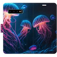 iSaprio flip pouzdro Jellyfish pro Samsung Galaxy S10 - Phone Cover