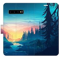 iSaprio flip case Magical Landscape for Samsung Galaxy S10 - Phone Cover