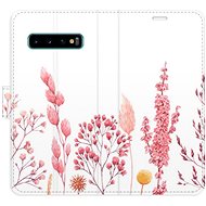 iSaprio flip pouzdro Pink Flowers 03 pro Samsung Galaxy S10 - Phone Cover