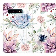 iSaprio flip case Succulents Pattern for Samsung Galaxy S10 - Phone Cover