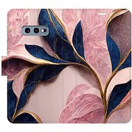 iSaprio flip case Pink Leaves for Samsung Galaxy S10e - Phone Cover
