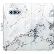 iSaprio flip pouzdro SilverMarble 15 pro Samsung Galaxy S10e - Phone Cover