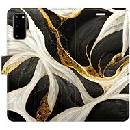 iSaprio flip case BlackGold Marble for Samsung Galaxy S20 - Phone Cover