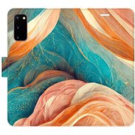 iSaprio flip pouzdro Blue and Orange pro Samsung Galaxy S20 - Phone Cover