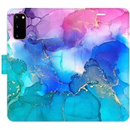 iSaprio flip pouzdro BluePink Paint pro Samsung Galaxy S20 - Phone Cover